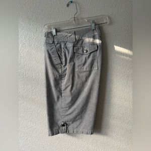 Chicos shorts knee length railroad stripe size 2.5/10